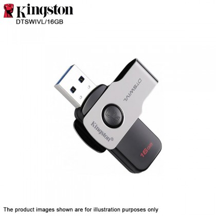Kingston 16GB DataTraveler Swivl USB 3.1 Gen1 / 3.0 / 2.0 Flash Drive - DTSWIVL/16GB Kingston 16GB DataTraveler Swivl USB 3.1 Gen1 / 3.0 / 2.0 Flash Drive - DTSWIVL/16GB